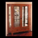 african mahogany display case 